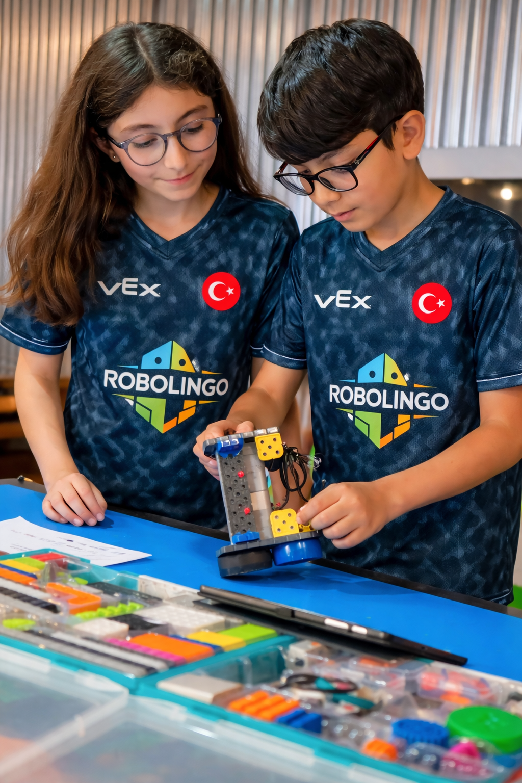 ROBOLINGO Atölye — Robotik çalışması